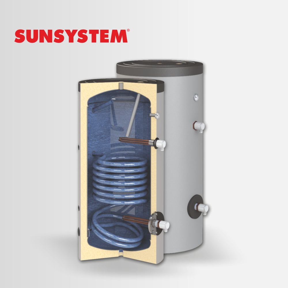 Бойлер косвенного нагрева с одним змеевиком SN Sunsystem (Болгария), напольный
