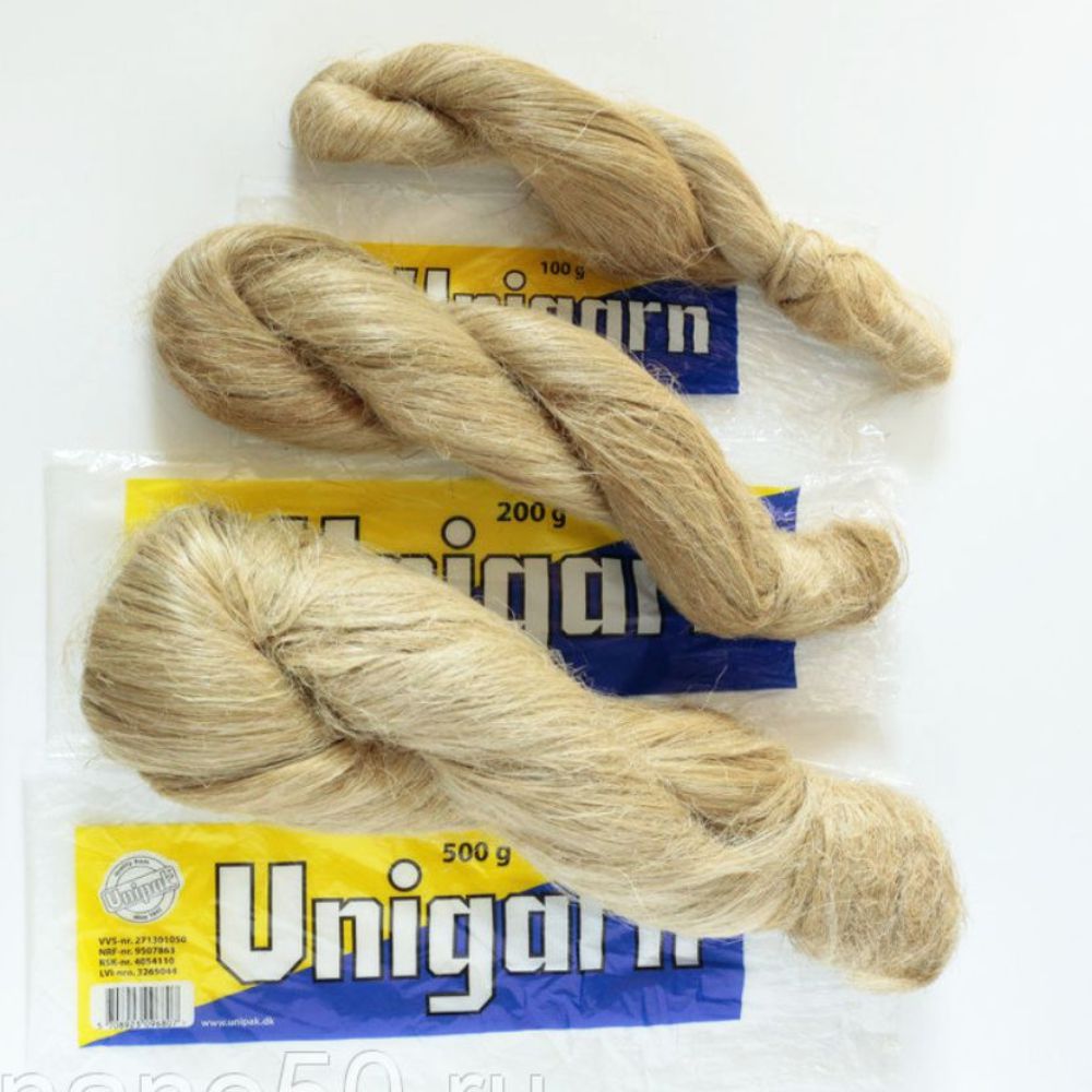 Лён сантехнический чесаный Unigarn Unipak (Дания)