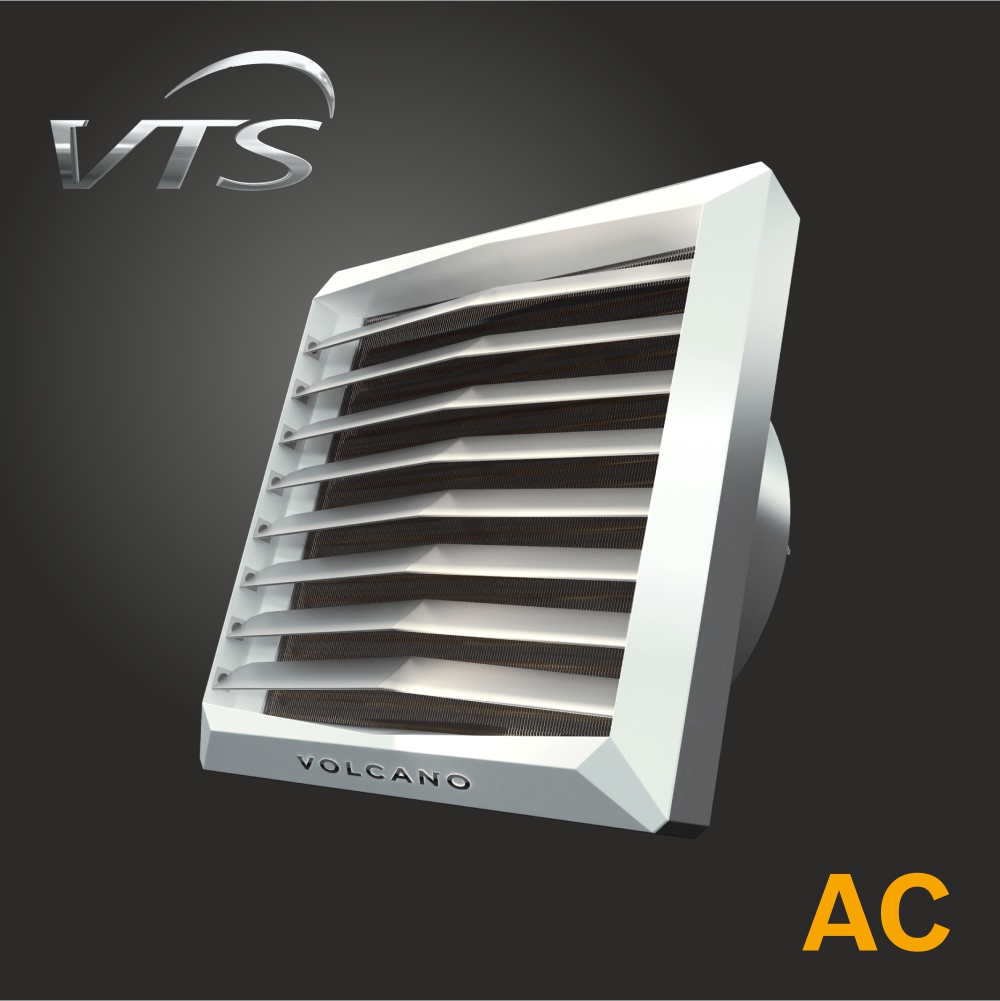 Тепловентилятор водяной Volcano VR AC VTS (Польша), стандартный двигатель