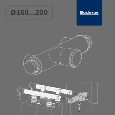 Соединитель каскадных комплектов при монтаже «спина-к-спине» Buderus (Германия)