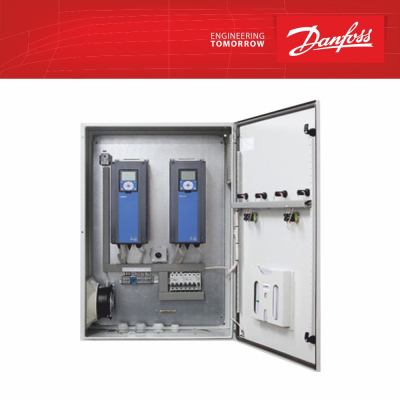 Шкаф управления двумя двигателями или насосами с преобразователями частоты Vacon 100 Flow Danfoss (Дания)