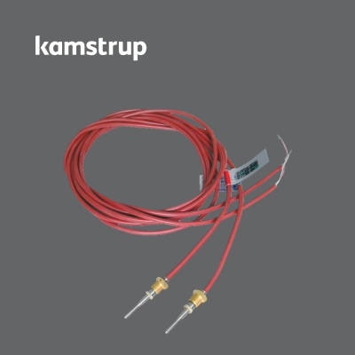 Термопреобразователь Pt500 с кабелем, 2 шт (3 метра, Ø=5,8 мм) для теплосчетчика Multical 603 E Kamstrup (Дания)
