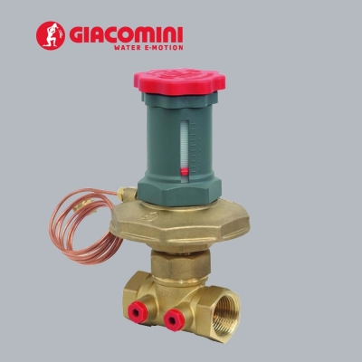 Автоматический балансировочный клапан (регулятор перепада давления) R206С Giacomini (Италия), резьбовой (Обратка, аналог ASV-PV Danfoss)