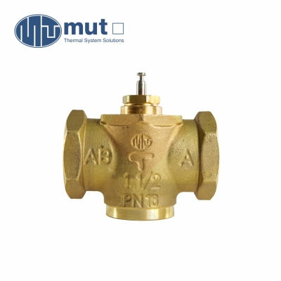 Клапан регулирующий двухходовой MK Mut (Италия) седельный резьбовой