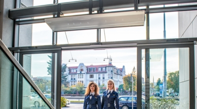 Завеса Wing C VTS (Польша) без нагрева, в белом и сером цветах